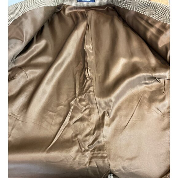 Mens Chaps By Ralph Lauren Glen Plaid Blazer Jacket Size 42T - Picture 10 of 15